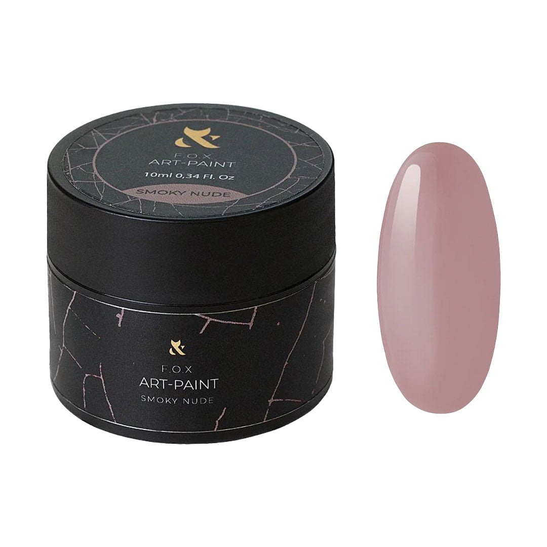Гель-фарба для нігтів F.O.X Art-Paint, Smoky Nude, 10 мл